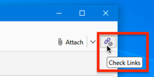 Get started by clicking the toolbar button in the compose window.
